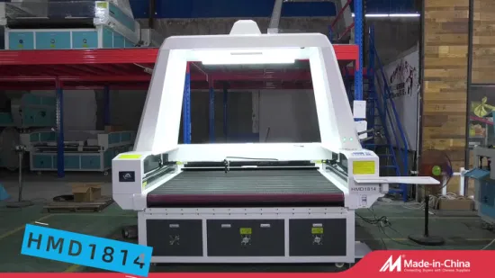 Lihua Big Vision Ccd Camera Laser Cutter Co2 Cnc Laser Cutting Machine With Conveyor For Sublimation Roll Fabric Textile Cloth