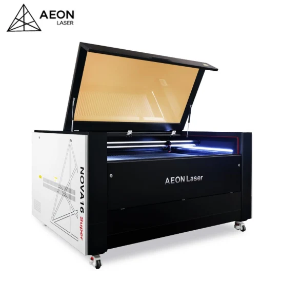 Aeon Laser CO2 Laser Cutting Machine Super Elite Nova 1490 1610 100W 130W 150W with Ruida Lightburn Software for Windows Mac Linux Acrylic Cutter